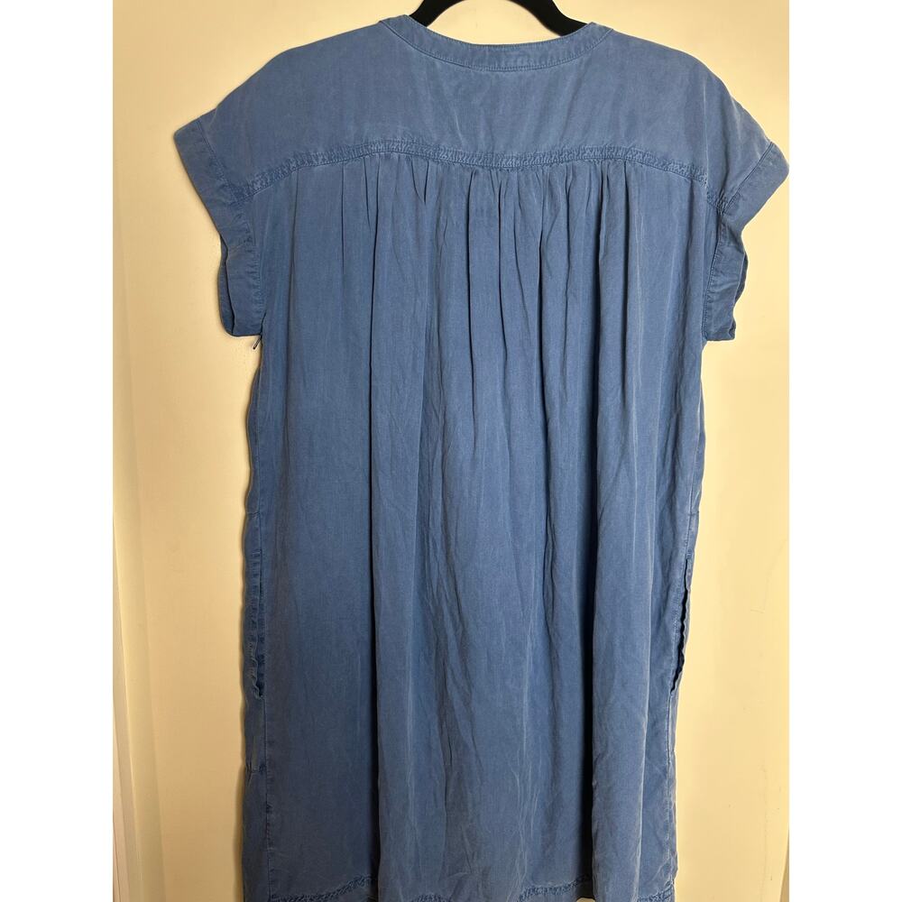 Caslon Navy Blue Button-Up & Shirt Sleeve/Midi Dress